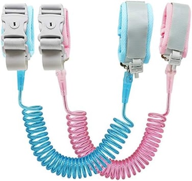 Socub Anti Lost Wrist Link with Key Lock for Kids 8. 2ft Blue Anti Lost Wrist Link-2. 5m.