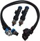 مجموعة أسلاك حاقن الوقود ALLMOST 2PCS مناسبة لـ Polaris Ranger XP Ranger Crew RZR 800 1204318، 1204319 0280158197 SET.