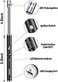 VEHHE Candle Lighter, Electric Rechargeable Arc Lighter with LED Battery Display Long Flexible Neck USB Lighter for Light Candles Gas Stoves Camping Barbecue.