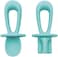 Tiny Twinkle Silicone Training Utensils - Baby Spoons and Baby Forks For Self-Feeding Training - Silicone Baby Led Weaning Utensils For Toddlers And Babies 6-24 Months - Baby Feeding Supplies (Mint.