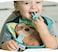 Tiny Twinkle Silicone Training Utensils - Baby Spoons and Baby Forks For Self-Feeding Training - Silicone Baby Led Weaning Utensils For Toddlers And Babies 6-24 Months - Baby Feeding Supplies (Mint.