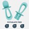 Tiny Twinkle Silicone Training Utensils - Baby Spoons and Baby Forks For Self-Feeding Training - Silicone Baby Led Weaning Utensils For Toddlers And Babies 6-24 Months - Baby Feeding Supplies (Mint.