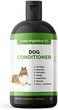 ResQ Organics Hypoallergenic Dog Coat Conditioner- DetanglesSoftens Fur, Calms ItchingDryness, Aloe VeraManuka Honey Soothes The Skin, Reduces Dandruff, Shedding, Scratching and More.