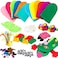 WATINC 12Pcs Hand Puppet Making Kit for Kids Art Craft Felt Sock Puppet Toys Creative DIY Make Your Own Puppets Pompoms Storytelling Role Play Party Supplies Christmas Gift for Girls Boys.