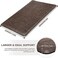 KMAT Kitchen Mat Cushioned Anti-Fatigue Floor Mat Waterproof Non-Slip Standing Mat Ergonomic Comfort Floor Mat Rug for Home,Office,Sink,Laundry,Desk 20"(Wx 39"(L,Brown.