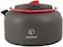 REDCAMP 1. 4L Medium Outdoor Camping Kettle, Aluminum Water Pot with Carrying Bag, Compact Lightweight Tea Kettle.