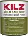 KILZ L204614 برايمر داخلي وخارجي للعفن والفطريات، 1 كوارت.