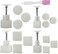 dierjueyers 4 Sets 12 Pcs Mode Mooncake Fodant Gift DIY Moon Cake Mold (12.