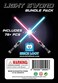 مجموعة Brick Loot Light Sword Star Blaster Wars، مجموعة سيوف ضوئية لشخصيات ليغو المصغرة، سيوف صغيرة، سيوف، أسلحة ليزرية للأعمار من 6 سنوات فما فوق، تناسب شخصيات العلامات التجارية الكبرى، 75 قطعة، الشخ
