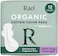 Rael Pads for Women, Organic Cotton Cover - Period Pads with Wings, Feminine Care, Sanitary Napkins, Heavy Absorbency, Unscented, Ultra Thin (Extra Long Overnight, 12 Count.