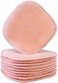 POLYTE Premium Hypoallergenic Microfiber Fleece Makeup Remover and Facial Cleansing Cloth, 5 x 5 in, 10 Pack (Light Coral.