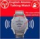 FIVE SENSES Atomic English Talking Watch for Seniors with Louder Alarm Clock Visually Impaired by 1098A.