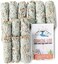 BLUE RIVER SAGE 12 Pack White ~ Smudge Sticks for SmudgingCleansing Energy ~ Bulk/Wholesale ~ Sustainably Grown (12 Pack.