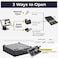 Volcora 13" Electronic Cash Register Drawer for Point of Sale (POSSystem with 4 Bill 5 Coin Cash Tray, Removable Coin Compartment, 24V, RJ11/RJ12 Key-Lock, Media Slot, Black - for Small Businesses.
