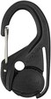 Nite Ize NCJ-25-2R3 CamJam Tie Down Rope Tightener with Carabiner Clip, 2-Pack with Cord, Black, 2 Count.