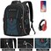 NEWHEY Laptop Backpack 17 Inch Business Travel Backpacks for Men Women Extra Large Waterproof TSA Anti Theft College School Bookbags with USB Charging Port 17. 3 Gaming Computer Backpack 45L, Blue.