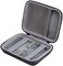 co2crea Hard Travel Case Replacement for Samsung T7 Touch Portable SSD 500GB 1TB 2TB External Solid State Drives (Black caseInside Grey2 in 1.