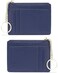Valentoria Slim RFID Blocking Card Holder Small Pocket Wallet Keychian Zipper Coin Purse Minimalist Leather CashCoinCards Case for Women Men, Royalblue, s, Rfid Wallet.