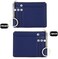 Valentoria Slim RFID Blocking Card Holder Small Pocket Wallet Keychian Zipper Coin Purse Minimalist Leather CashCoinCards Case for Women Men, Royalblue, s, Rfid Wallet.