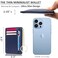 Valentoria Slim RFID Blocking Card Holder Small Pocket Wallet Keychian Zipper Coin Purse Minimalist Leather CashCoinCards Case for Women Men, Royalblue, s, Rfid Wallet.