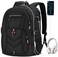 NEWHEY Laptop Backpack 17 Inch Business Travel Backpacks for Men Women Extra Large Waterproof TSA Anti Theft College Hight School Bookbags with USB Charging Port 17. 3 Gaming Computer Backpack 45L, Bl