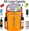 FORICH Soft Cooler Backpack Insulated Waterproof Backpack Cooler Bag Leak Proof Portable Small Cooler Backpacks to Work Lunch Travel Beach Camping Hiking Picnic Fishing Beer for Men Women.