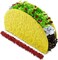 Jergrim Taco Tuesday Pinata (Small Stick Included17. 5" x 11" x 5" Perfect for Taco Bout Parties, Decorations, Birthday pi&Atilde;&fnof;ata, Fiesta Theme Celebration, Mexican Bash, Photo Prop by Get a pinata.