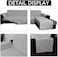 Easy-Going L-Shape Sectional Couch Cover - Large, Light Gray.