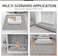 Easy-Going L-Shape Sectional Couch Cover, 42 x 68in (Light Gray.