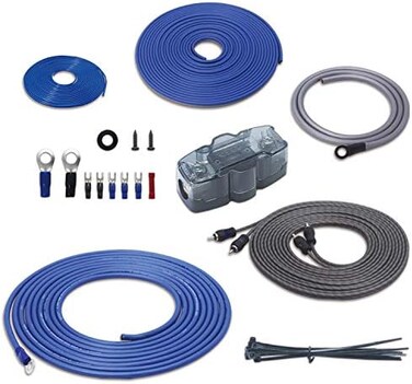 RECOIL True 4 Gauge Complete CCA Amplifier Wiring Kits with OFC RCA Cable.