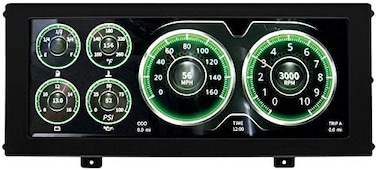 نظام كامل لشاشة عرض LCD من إنفيجن، موديل AUTO METER 7000.