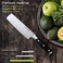 linoroso Nakiri Knife 7 inch Japanese Chef Knife, Asian Vegetable Cleaver Kitchen Knife, German High Carbon Stainless Steel Usuba Knife with Full Tang Ergonomic Handle for Home Kitchen and Restaurant.