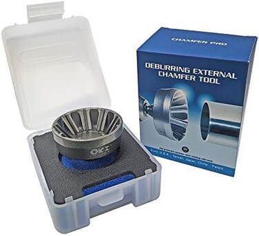 ORX PLUS TOOLS ORXPLUS Deburring External Chamfer Tool, Tungsten blade, Deburring Drill Bit, Remove Burr Tools for Fit 1-3/8" to 2-1/8"(34mm-54mm.