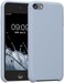 kwmobile TPU Silicone Case Compatible with Apple iPod Touch 6G / 7G (6th and 7th Generation- Case Soft Flexible Protective Cover - Light Blue Matte.