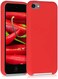 kwmobile TPU Silicone Case Compatible with Apple iPod Touch 6G / 7G (6th and 7th Generation- Case Soft Flexible Protective Cover - Red.