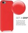 kwmobile TPU Silicone Case Compatible with Apple iPod Touch 6G / 7G (6th and 7th Generation- Case Soft Flexible Protective Cover - Red.