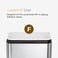 simplehuman Code F 100 Count, Genuine Custom Fit Liners, Drawstring Trash Bags in Dispenser Packs, 25-30 Liter / 6. 6-8 Gallon, White.