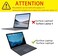 xisiciao Full Size Keyboard Palm Rest Cover for Microsoft Surface Laptop / 2 Palm Pads Wrist Rests Film Protector,Avoid Stain for 13. 5 Inch Laptop(US Layout(Black for Laptop 1/2.