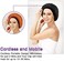 B BEAUTYBABY Black Cordless Deep Conditioning Heat Cap, Microwavable Treatment Steaming Heat Cap for Thermal Spa Curly Hair, 100% Natural Cotton Flaxseed Seed Interior.
