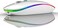 TENMOS Wireless Bluetooth Mouse, LED Slim Dual Mode (Bluetooth 5. 1USB2. 4GHz Rechargeable Silent Bluetooth Wireless Mouse with Type C Adapter for Laptop/MacBook/iPad OS 13 and Above (White.