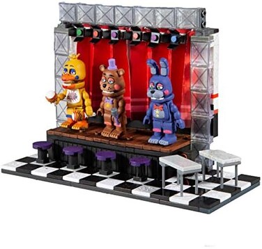 McFarlane Toys Five Nights at Freddy&rsquo;s Deluxe Concert Stage Large Construction Set.
