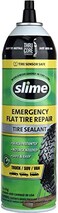 Slime 60187 Flat Tire Puncture Repair Sealant, Emergency Repair for Highway Vehicles, Suitable for Cars/Trailers, Non-Toxic, eco-Friendly, 18oz.
