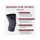 Rymora Knee Brace for Men - Knee Sleeve Compression Knee Brace for Women - Knee Support for Running Pain Relief Arthritis ACL MCL Compression Sleeve.