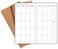Nokingo 3-Pack Travelers Notebook Inserts, Undated MonthlyWeekly Inserts, Standard Size 4. 25"x8. 25" Calendar Refills.