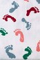 pill thing Baby Swaddle Hospital Blanket 3 Pack, Nursery Receiving Wrap, Unisex Boy Girl, 100% Soft Cotton Swaddles Newborn for Comforting or Photoshoot, Durable Hospital Quality Large Size (Baby Feet