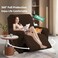 YEMYHOM 4 Pieces Stretch Recliner Slipcover Latest Jacquard Recliner Chair Cover with Side Pocket Anti-Slip Fitted Recliner Cover Couch Furniture Protector with Elastic Bottom (Recliner, Dark Coffee.