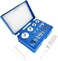 Smoostart 17 Pcs Calibration Weights Set, 10mg-100g Grams Weights Calibration, Precision Stainless Steel Calibration Weight Kit, Scale Calibration Weight Kit for Digital Balance Scale, Jewellery Scale