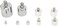 Smoostart 17 Pcs Calibration Weights Set, 10mg-100g Grams Weights Calibration, Precision Stainless Steel Calibration Weight Kit, Scale Calibration Weight Kit for Digital Balance Scale, Jewellery Scale