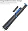 ATUMTEK Selfie Stick Tripod, Extendable 3 in 1 Aluminum Bluetooth Selfie Stick with Wireless Remote and Tripod Stand for iPhone 16/15/14/13/12/11 Pro Max/XS Max/XS/XR/X/8/7, Samsung Smartphones Blue.