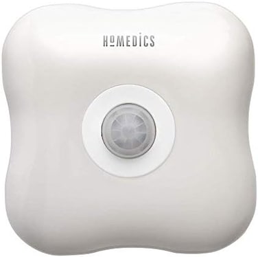 Homedics TotalClean Personal UV-C Plug-In Air Sanitizer &ndash; Small Air Purifier for Bedrooms and Bathrooms, Built-In Night-Light for Small Spaces, Auto-On Motion, White.